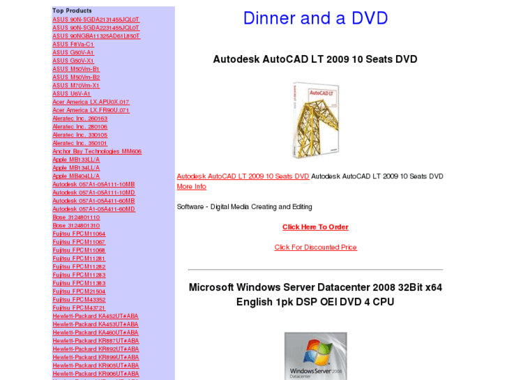 www.dinnerandadvd.com