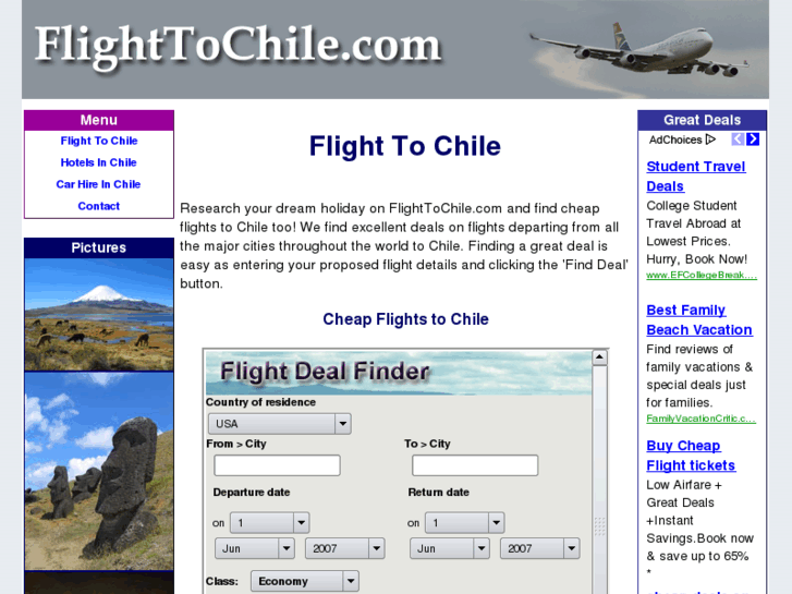 www.flighttochile.com