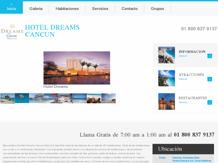 www.hoteldreamscancun.com