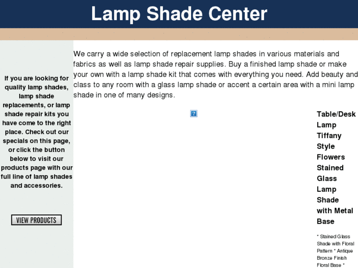 www.lampshadecenter.com