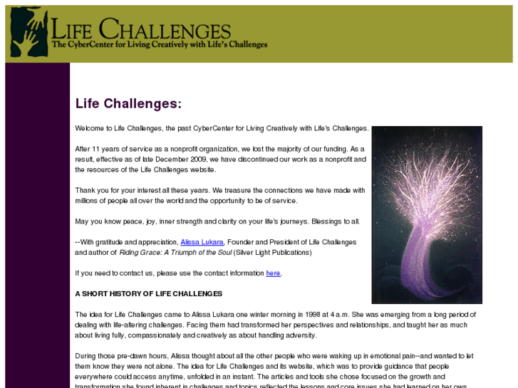 www.lifechallenges.org