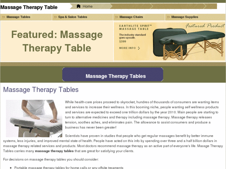 www.massagetherapytable.org