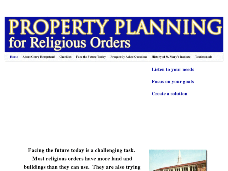 www.propertyplanningforreligious.com