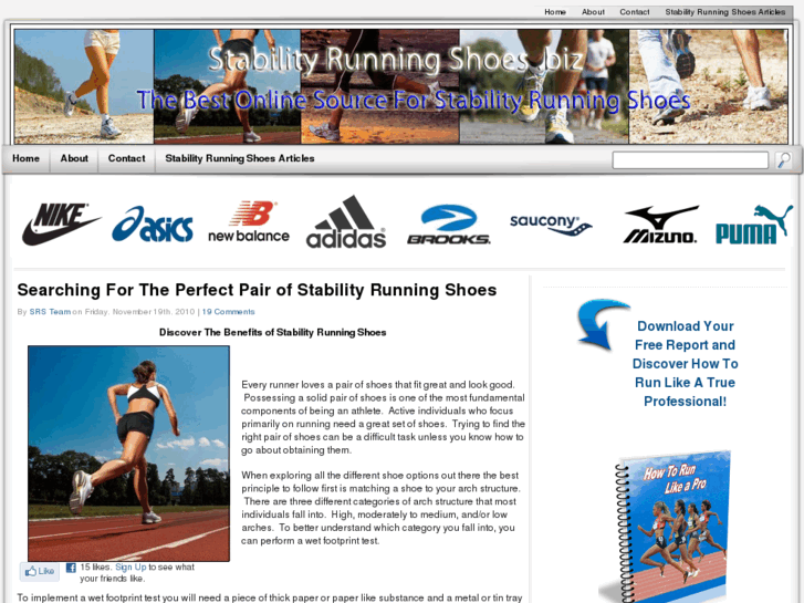 www.stabilityrunningshoes.biz