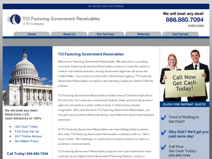 www.tcifactoringgovernmentreceivables.com