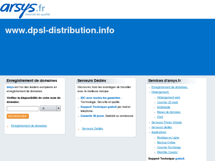 www.dpsl-distribution.info