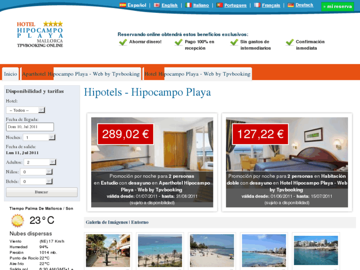 www.hotelhipocampoplaya.com