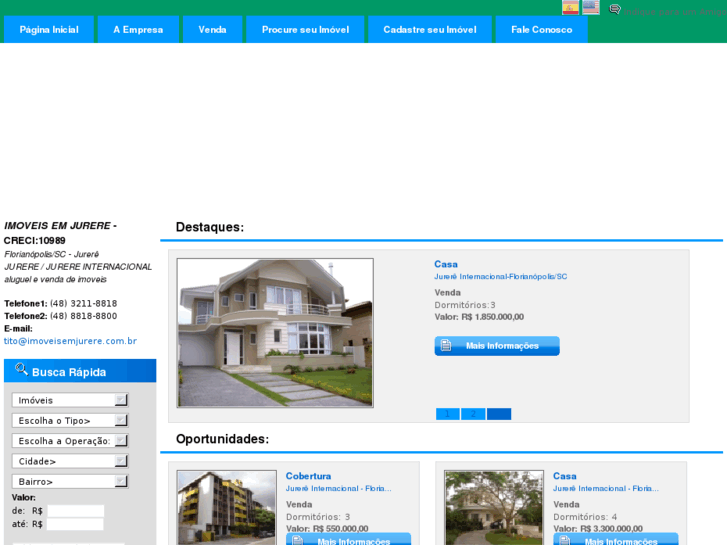 www.imoveisemjurere.com.br