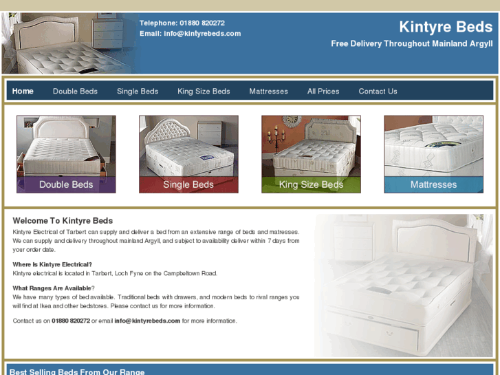 www.kintyrebeds.com