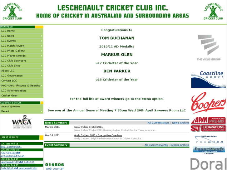 www.leschenaultcricketclub.com