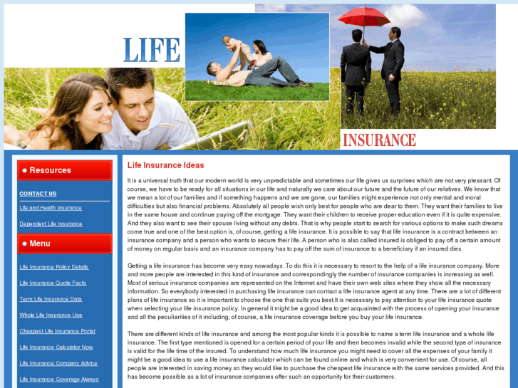 www.lifeinsuranceideas.org