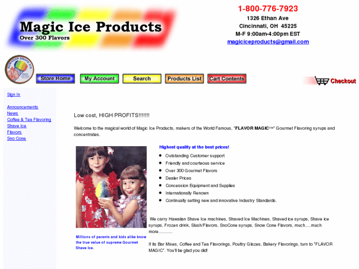 www.magiciceproducts.com