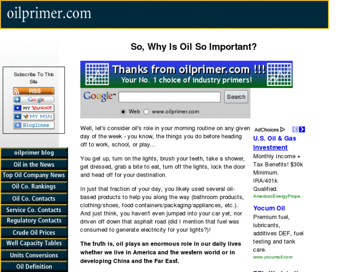 www.oilprimer.com