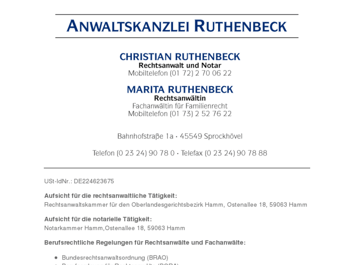 www.ruthenbeck.biz