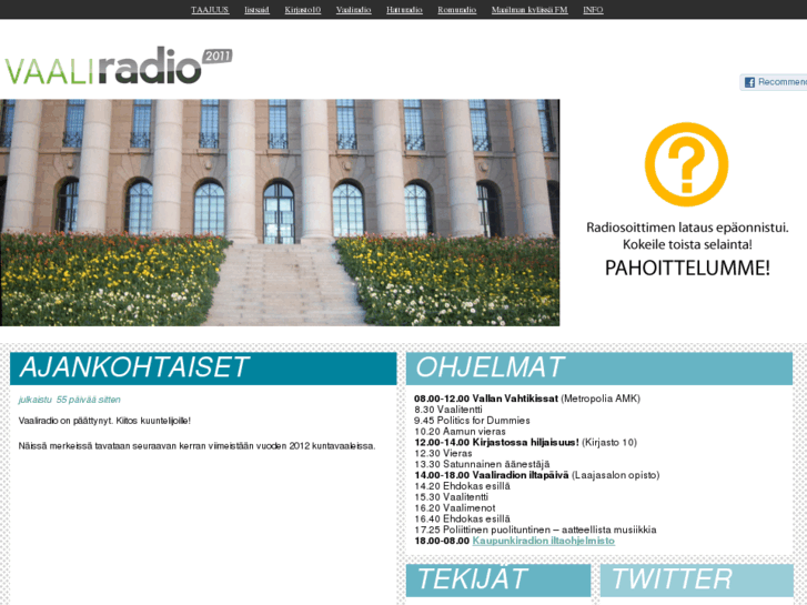 www.vaaliradio.fi