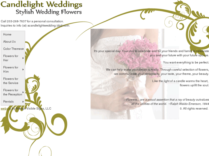 www.acandlelightwedding.com
