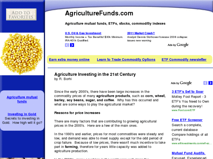 www.agriculturefunds.com