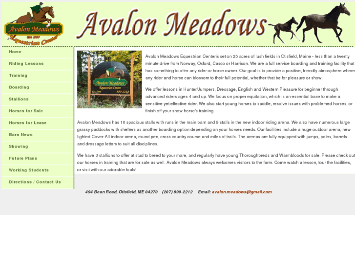 www.avalonmeadowsequestriancenter.com