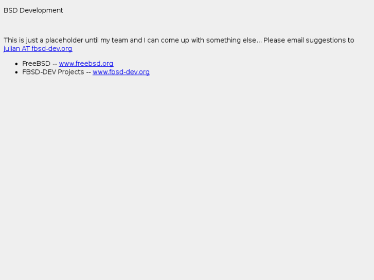 www.bsd-dev.org