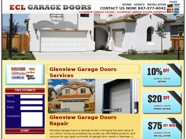 www.glenviewgaragedoors.com