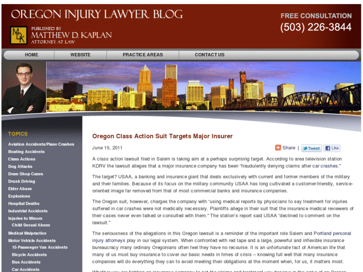 www.oregoninjurylawyerblog.com