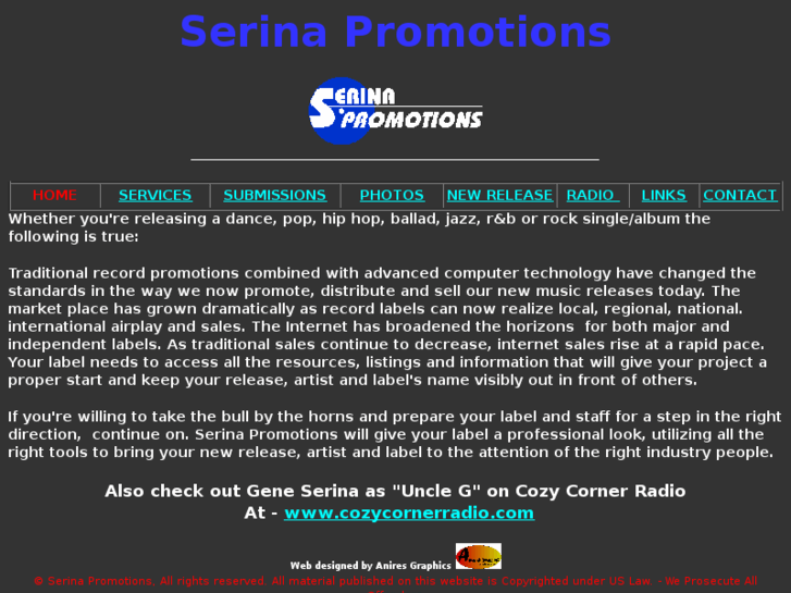 www.serinapromotions.com