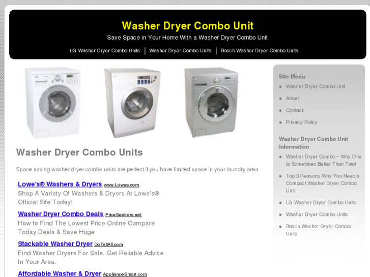 www.washerdryercombounit.com