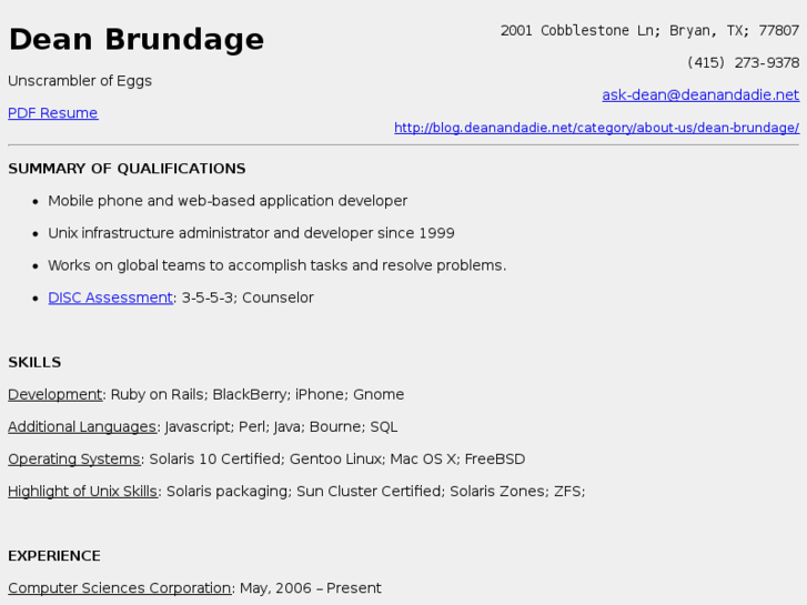 www.deanbrundage.com