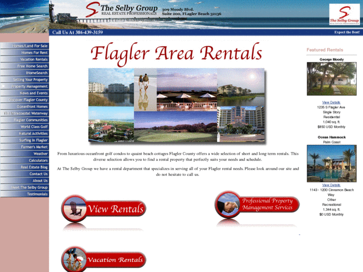 www.flaglerarearentals.com