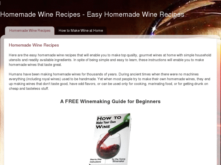 www.homemadewinerecipesclub.com