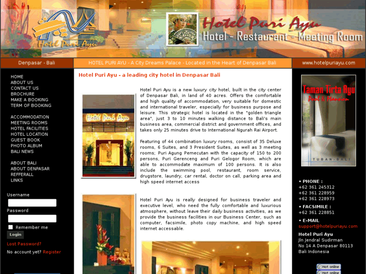 www.hotelpuriayu.com