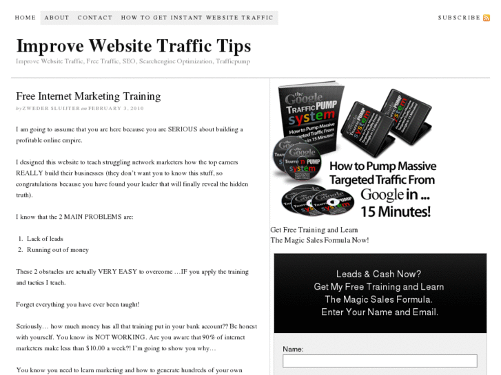 www.improvewebsitetraffic.org