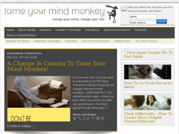 www.tameyourmindmonkey.com