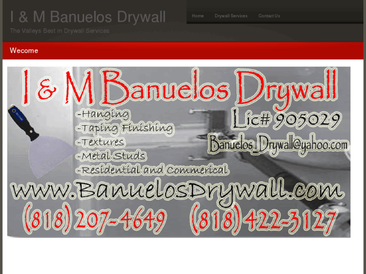 www.banuelosdrywall.com