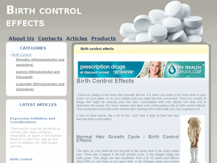 www.birthcontroleffects.net