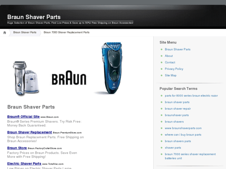 www.braunshaverparts.org