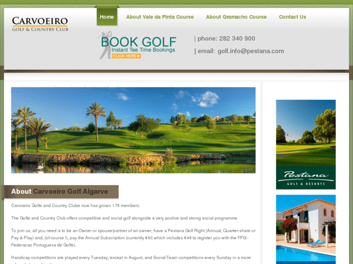 www.carvoeirogolfclub.com