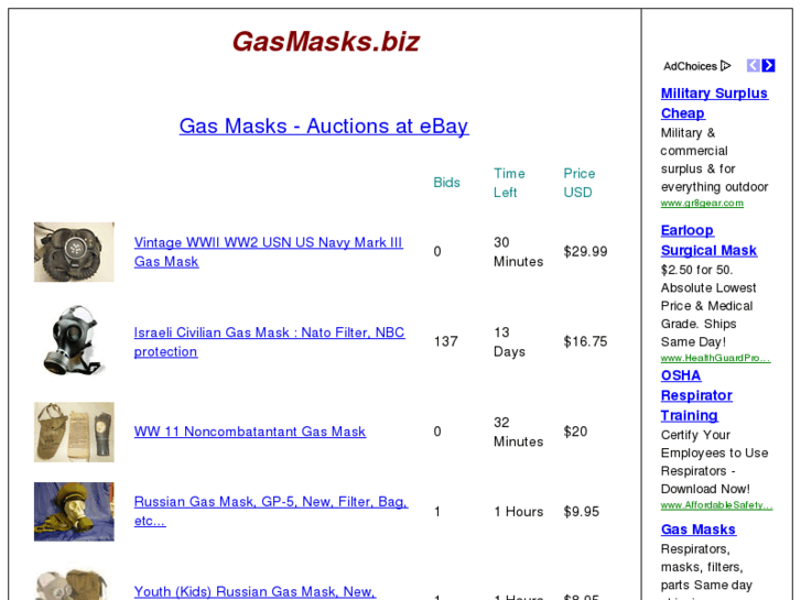 www.gasmasks.biz