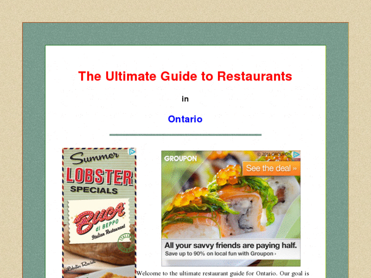 www.ontario-restaurants.com