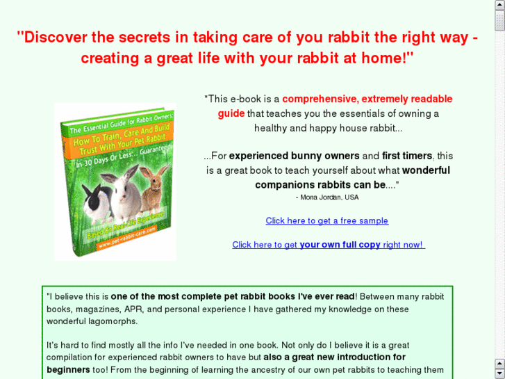 www.petrabbitcare.com