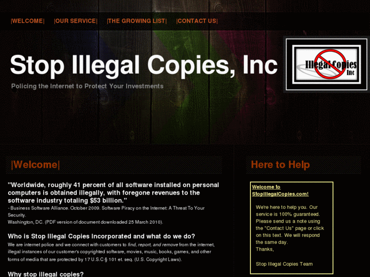 www.stopillegalcopies.com