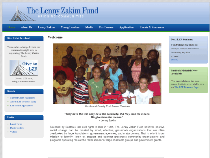 www.thelennyzakimfund.org