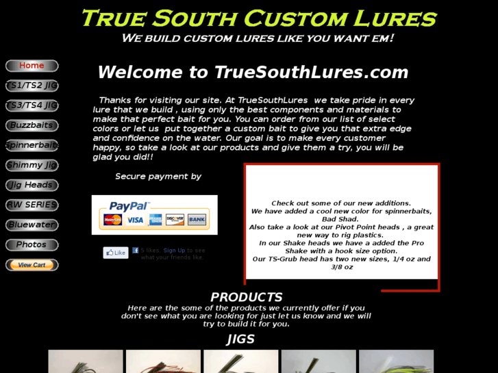 www.truesouthcustomlures.com