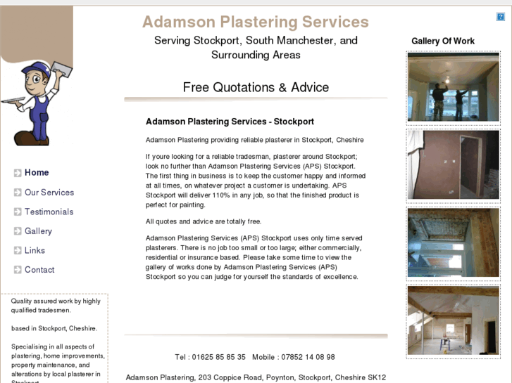 www.adamsonplastering.com