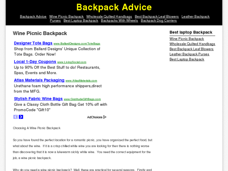 www.backpackadvice.com