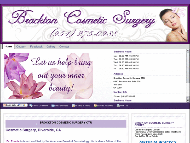 www.brocktoncosmetic.com