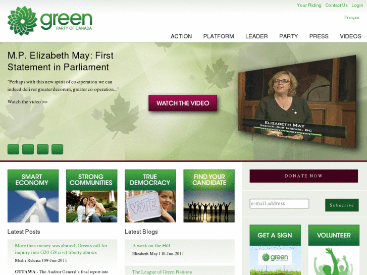 www.greenparty.ca