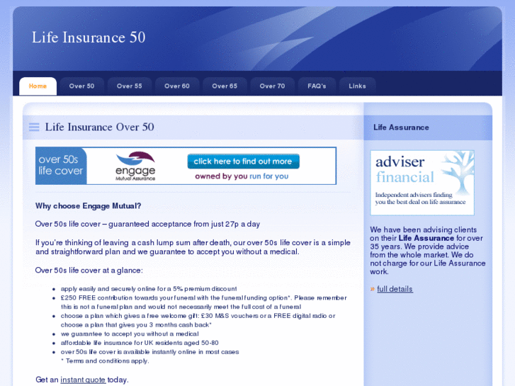 www.lifeinsurance50.com