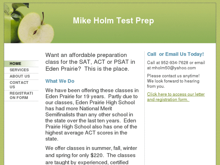 www.mikeholmtestprep.com