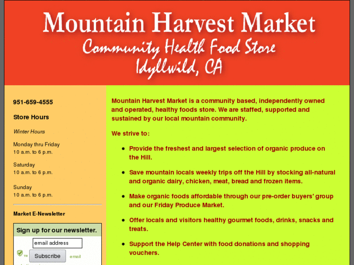 www.mountainharvestmarket.com